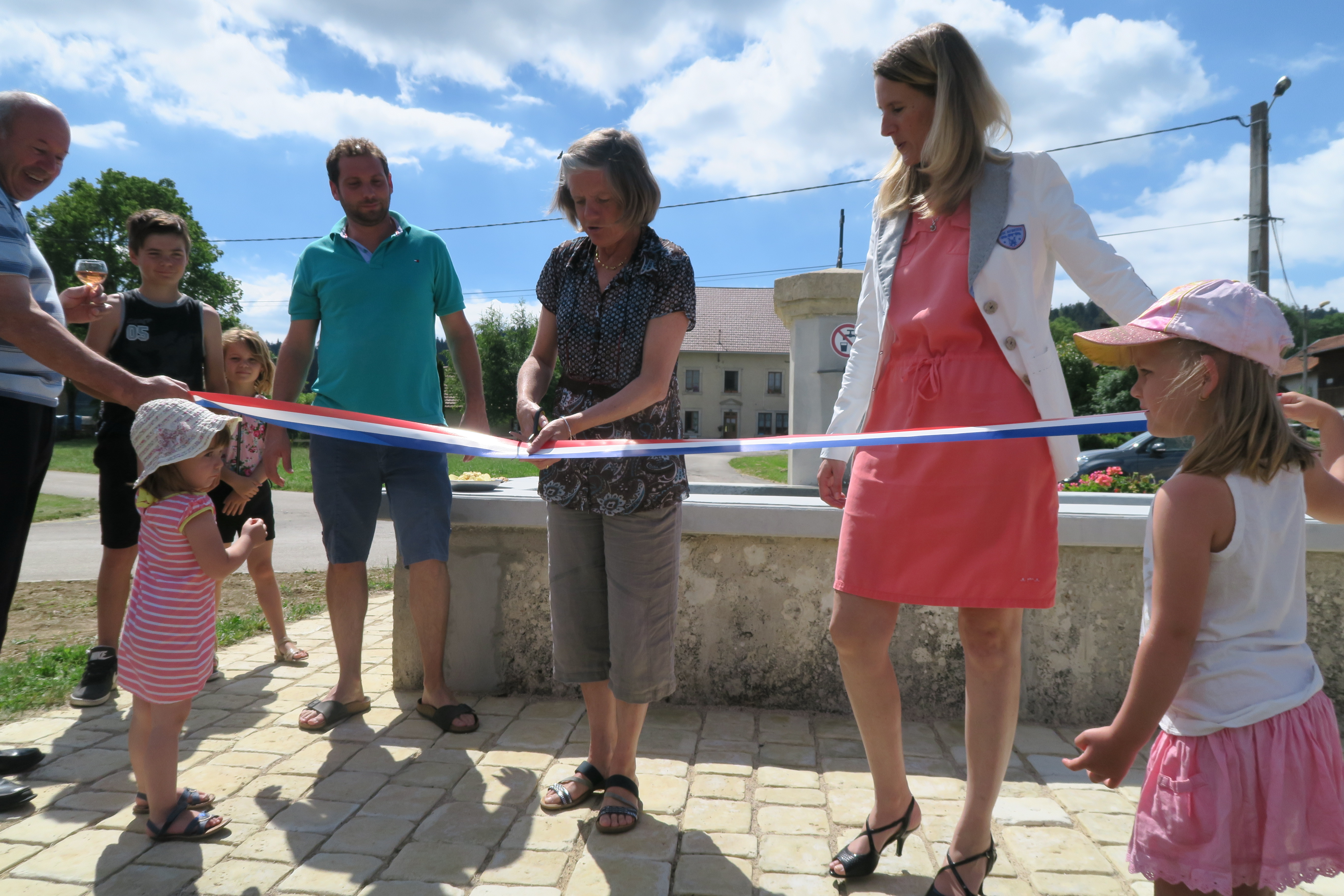 Inauguration de la fontaine
