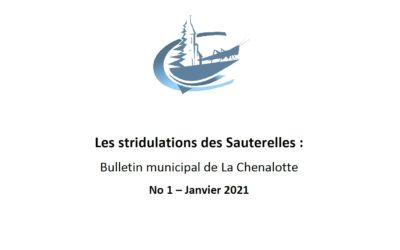 Le premier numéro du Bulletin municipal