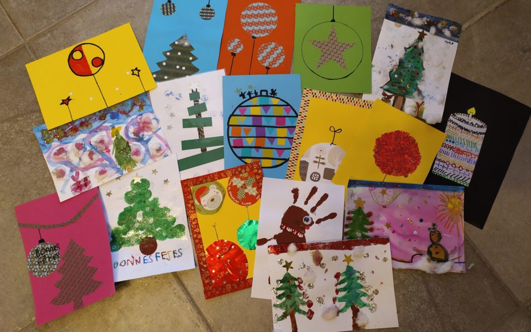 503 cartes de vœux créées par les élèves de l&rsquo;école intercommunale