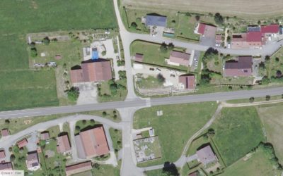Travaux du plateau ralentisseur sur la RD437