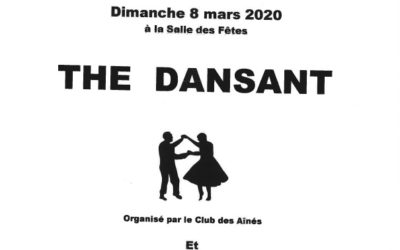 Thé dansant – dimanche 08 mars