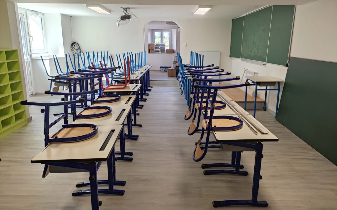 Une nouvelle salle de classe